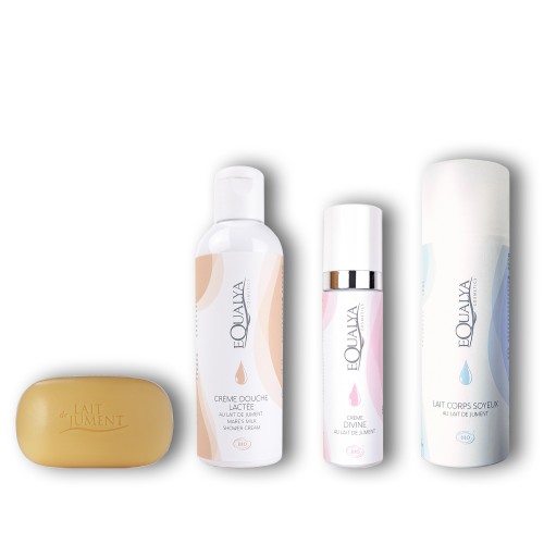 Sélection vacance cosmétiques au lait de jument