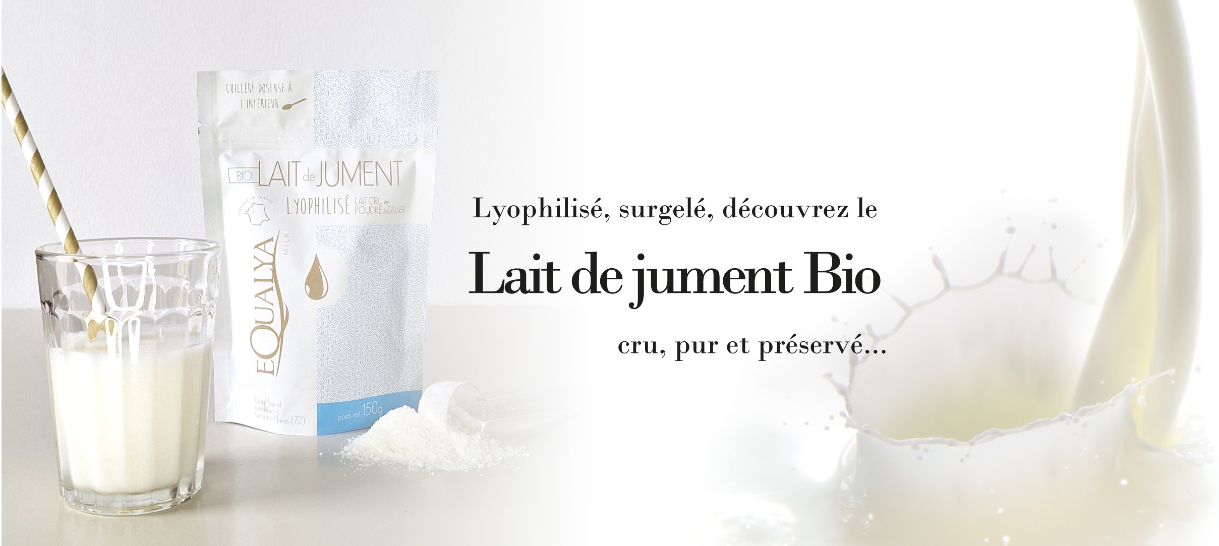 Lait de jument Bio haute qualité